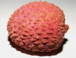 A lychee fruit