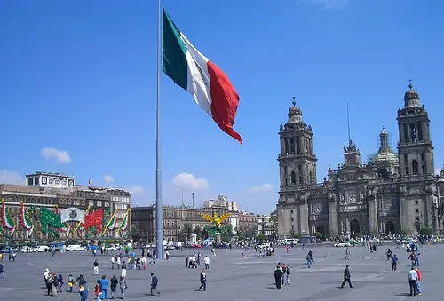 A cold front went over Mexico, a country famous for its warm weather